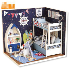 DIY Wooden House Puzzle Kit